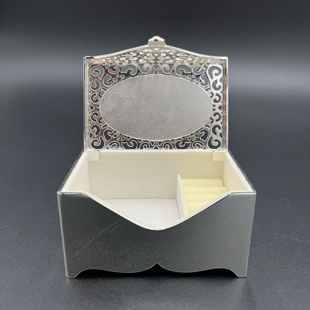 Vtg Things Remembered Silver Jewelry Box Engraved NIB Mothers Day Gift